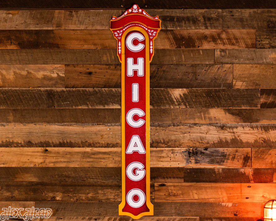 Chicago Theater 3D Vintage Metal Wall Art - Image 5