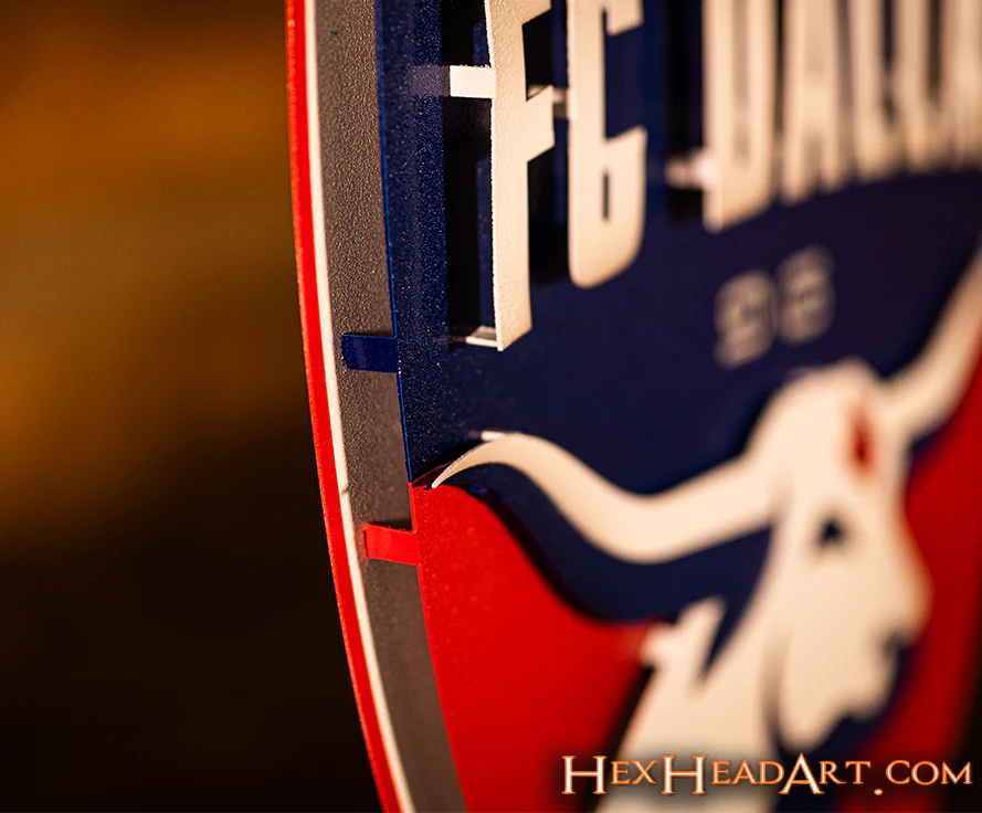 CLOSE OUT - FC Dallas 3D Vintage Metal Wall Art - Image 5