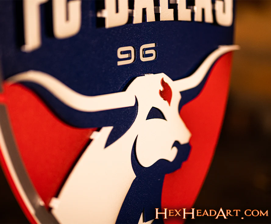CLOSE OUT - FC Dallas 3D Vintage Metal Wall Art - Image 9
