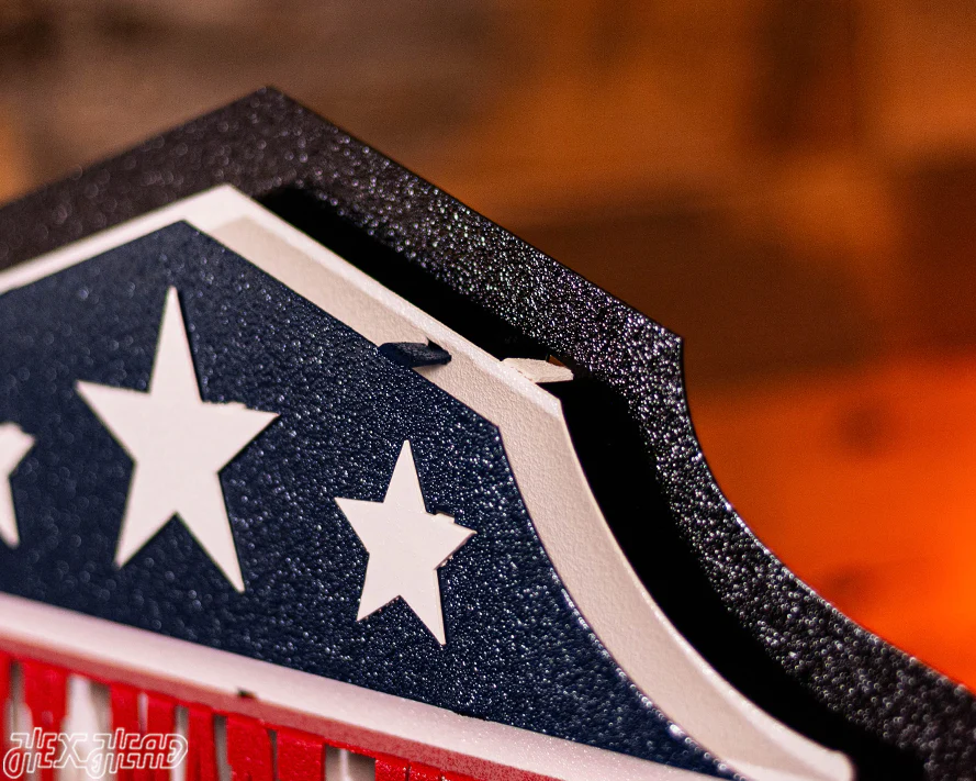 Proudly Made in the USA! 3D Vintage Metal Art - Image 5