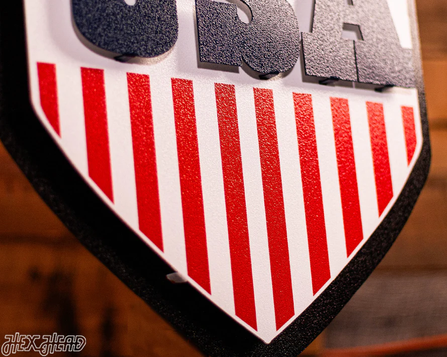 Proudly Made in the USA! 3D Vintage Metal Art - Image 7