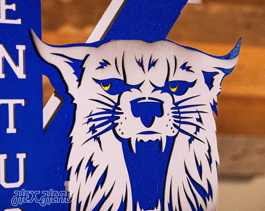 Kentucky Wildcats OUT of the VAULT, Vintage 70's Power K 3D Metal Wall Art - Image 13