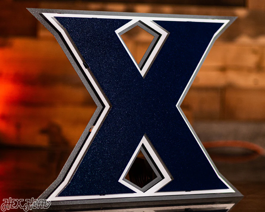 Xavier "X" 3D Vintage Metal Artwork - Image 6